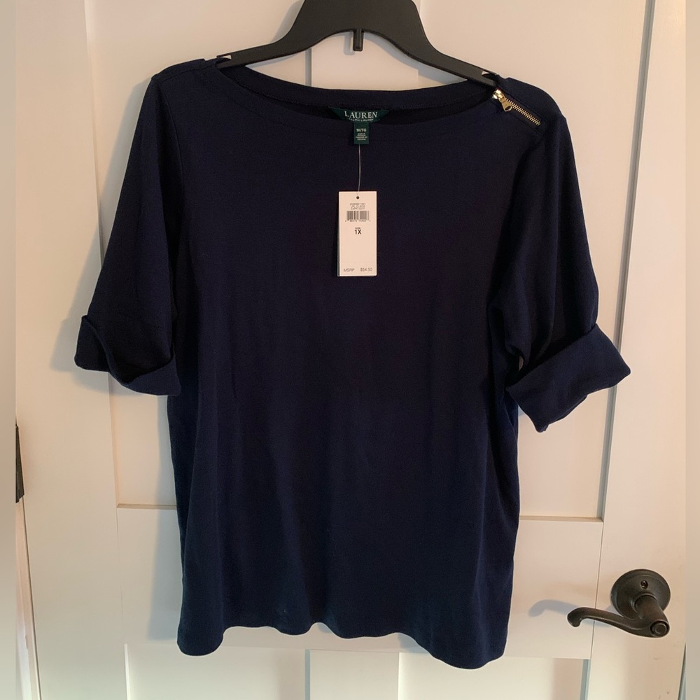 Micheal Kors Navy Blue Shirt NWT size 1-xl